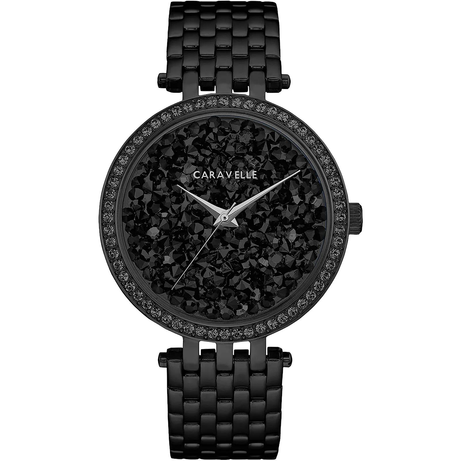 Watch Women's Black Crystal Dial Stainless Steel - 38mm
