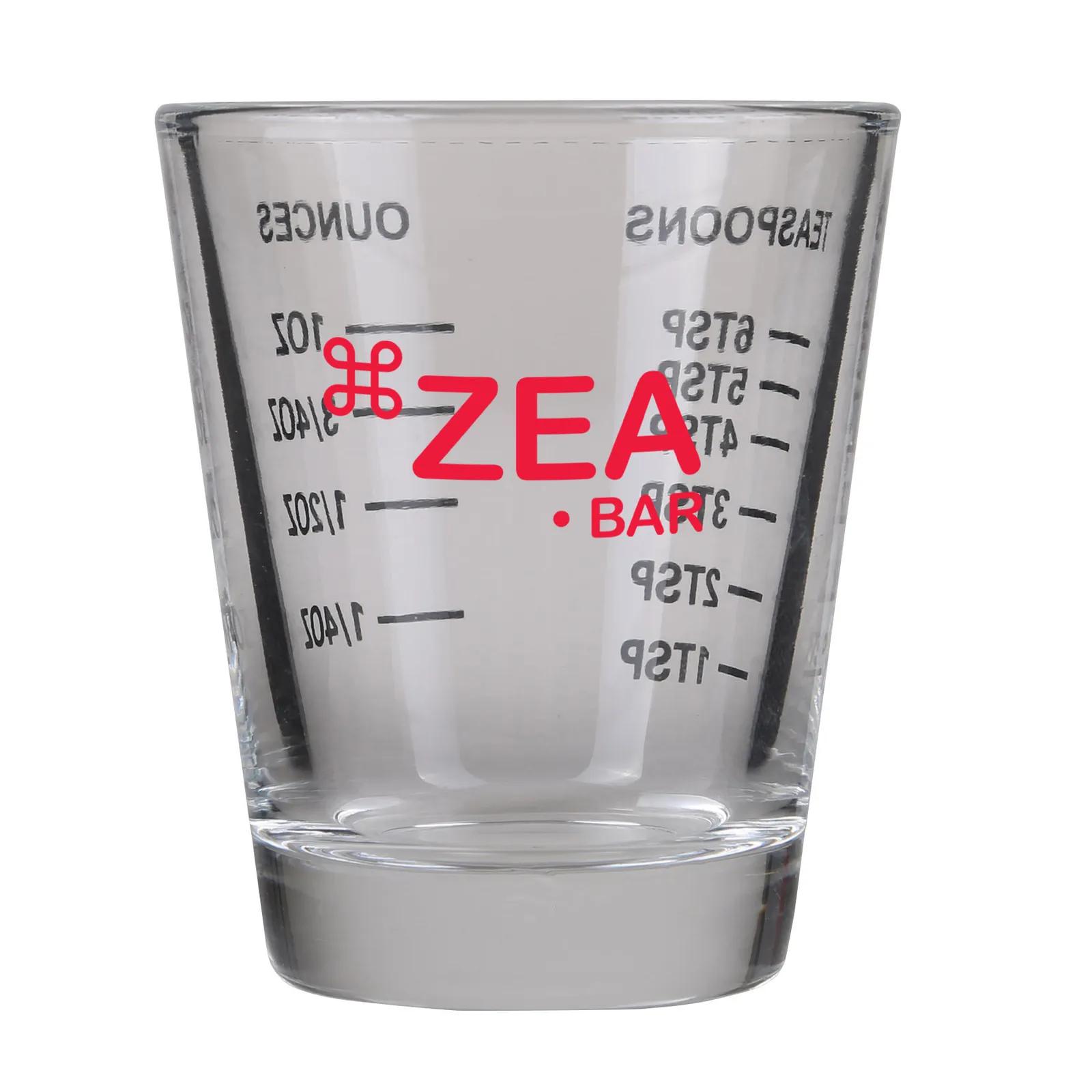 Shot Glass Measurement Markings Clear - 1 oz - product view 3