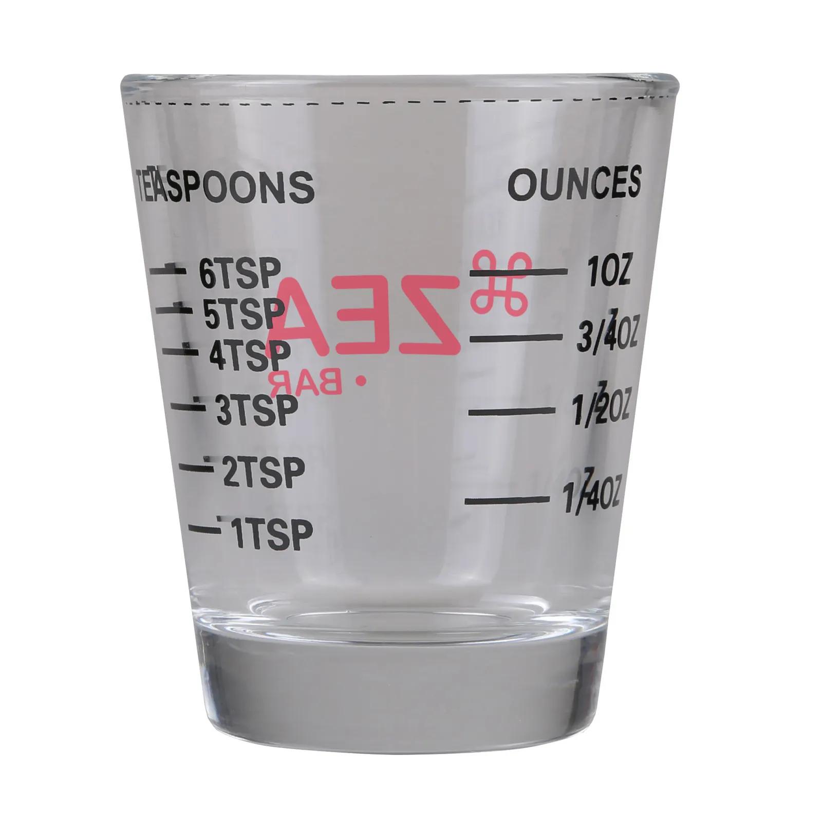 Shot Glass Measurement Markings Clear - 1 oz - product view 4