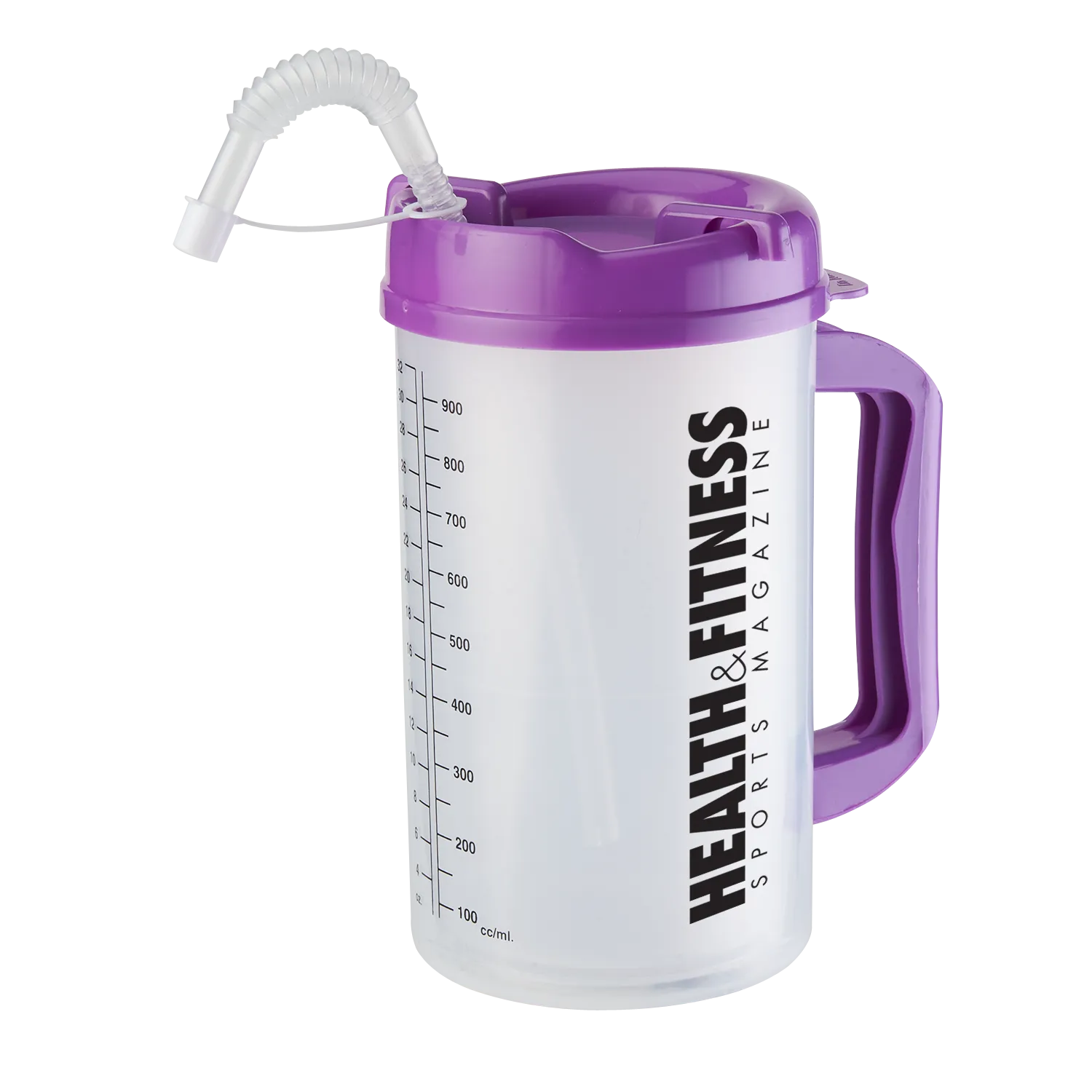 Measurement Mug Double Wall Insulated Bendable Straw - 32 oz - product view 2