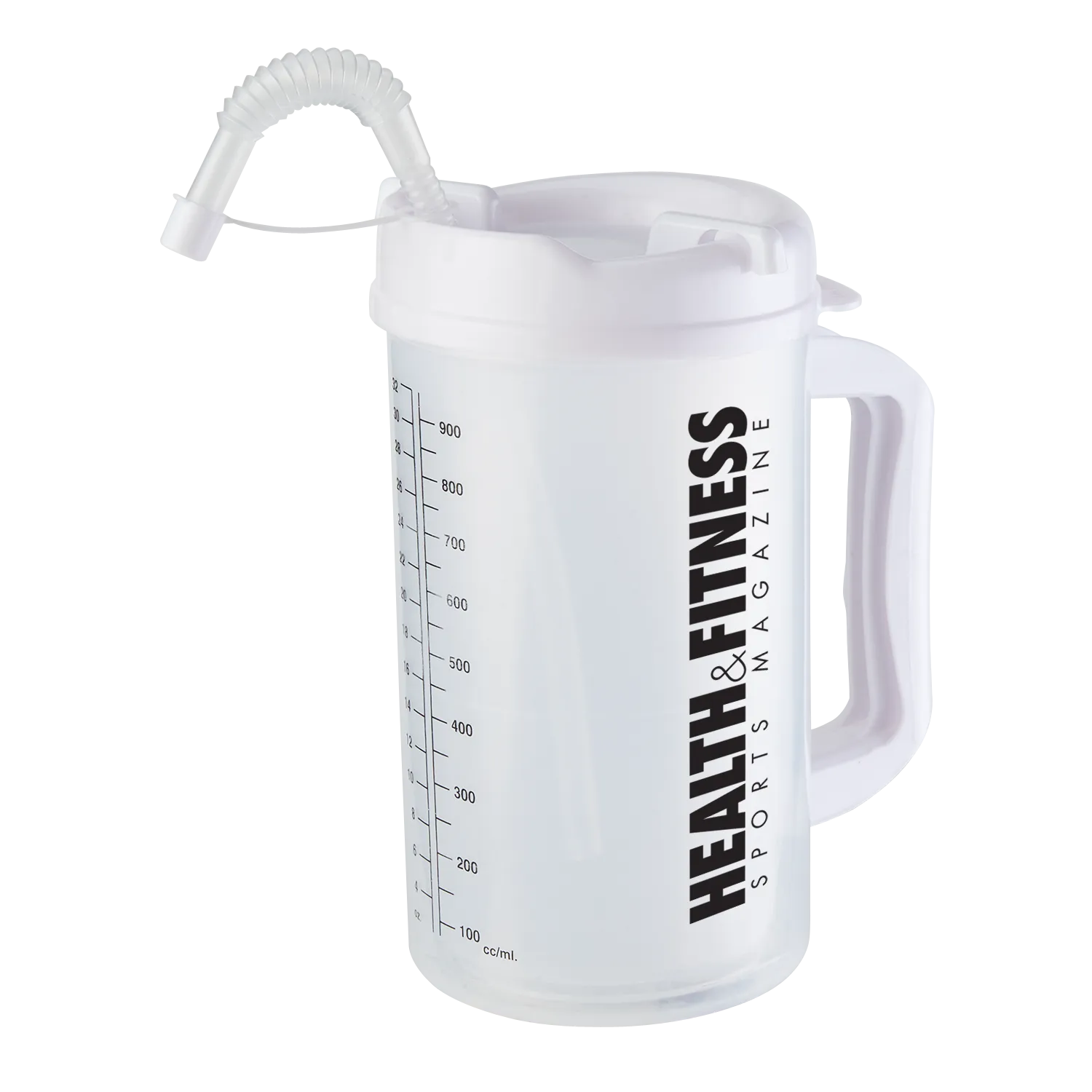 Measurement Mug Double Wall Insulated Bendable Straw - 32 oz - product view 4
