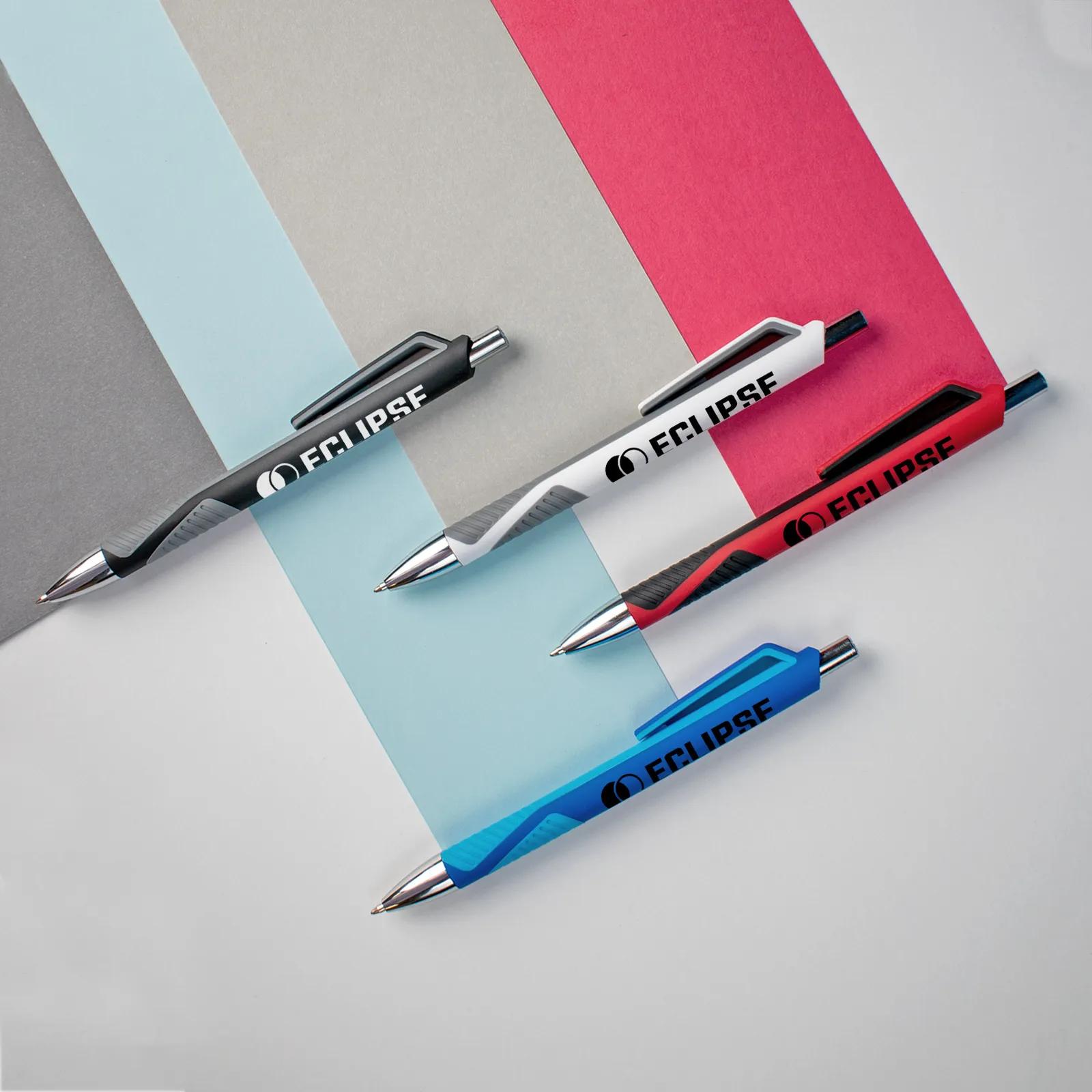 Comfort Pen with Ridged Grip Anti-Fraud Ink