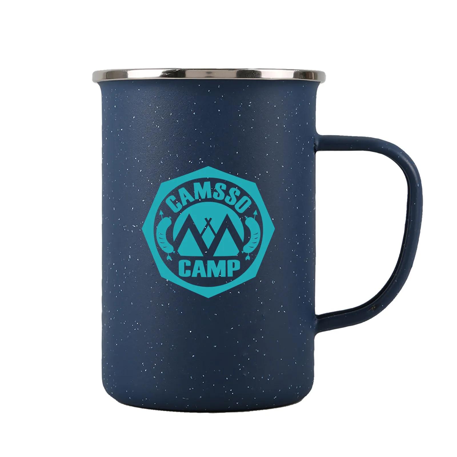 Camping Mug Speckled Enamel Finish - 20 oz - product view 4