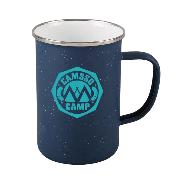 Camping Mug Speckled Enamel Finish - 20 oz - product view 5