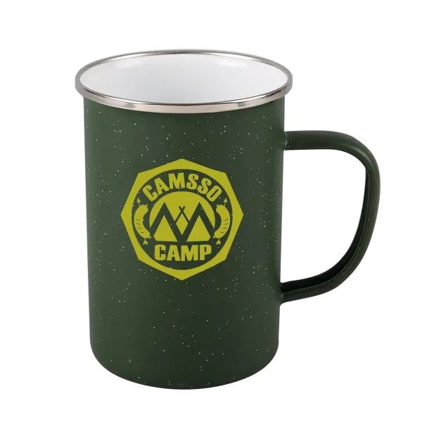 Camping Mug Speckled Enamel Finish - 20 oz - product view 6