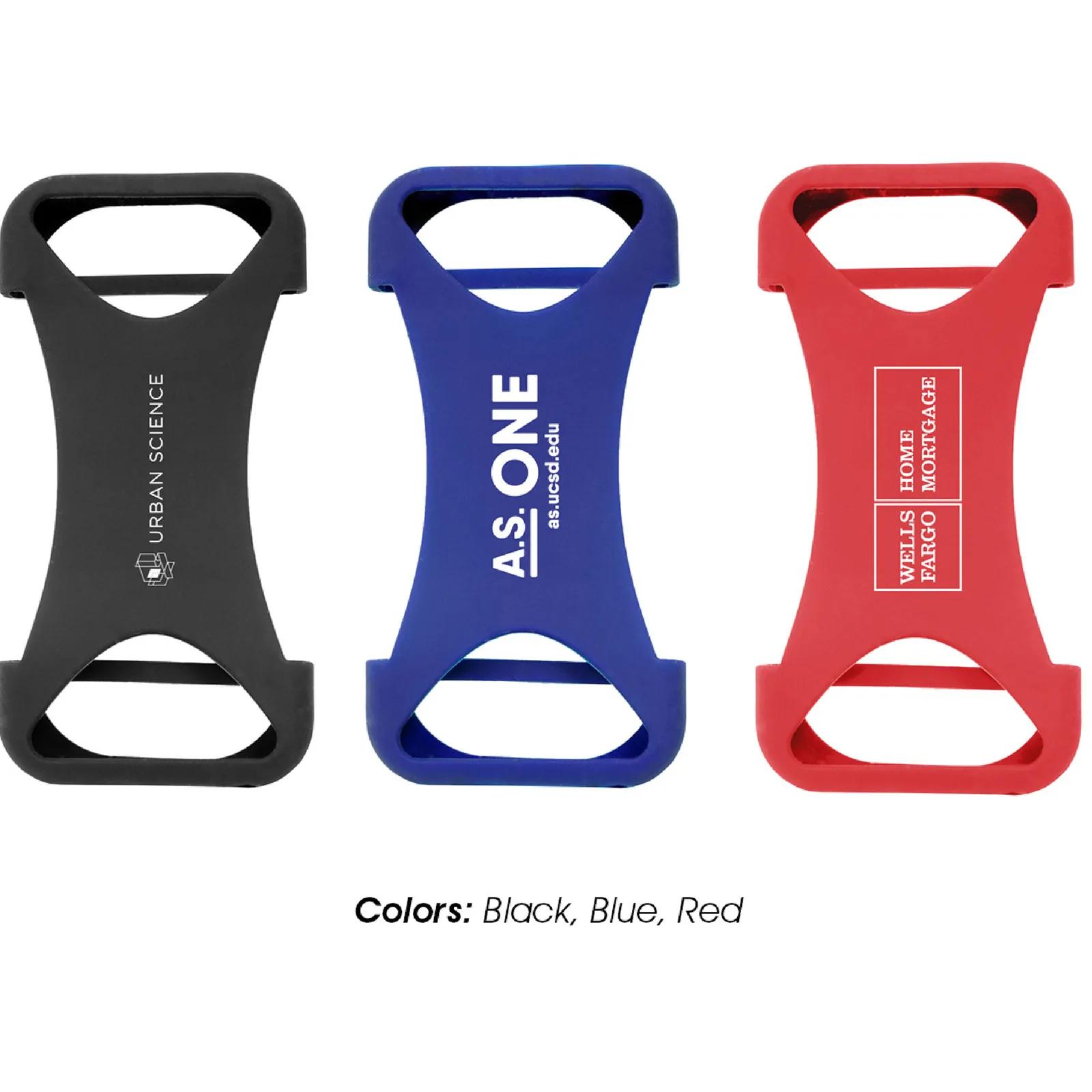 Phone Strap Universal Silicone Card Holder - product view 3