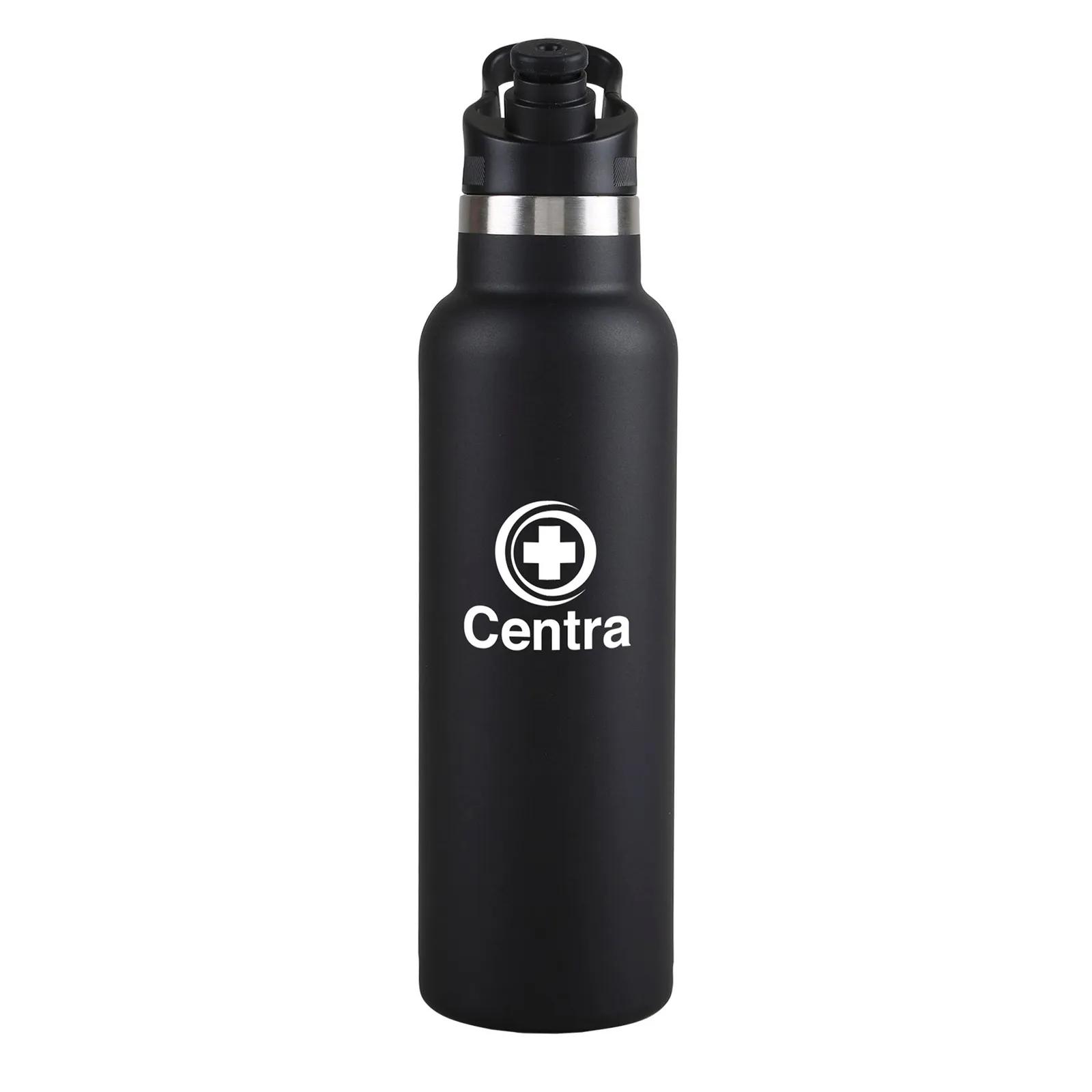 Water Bottle Powder Coated Push-Pull Lid - 20 oz - product view 3