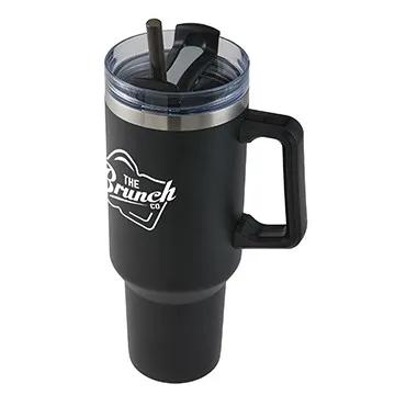 Insulated Stainless Steel Mug with Handle - 40 oz - product view 2