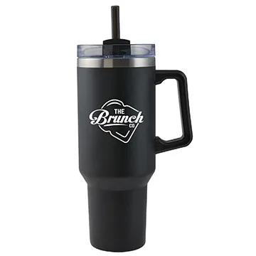 Insulated Stainless Steel Mug with Handle - 40 oz - product view 13