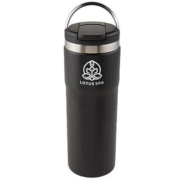 Insulated Water Bottle with Carrying Handle - 20 oz