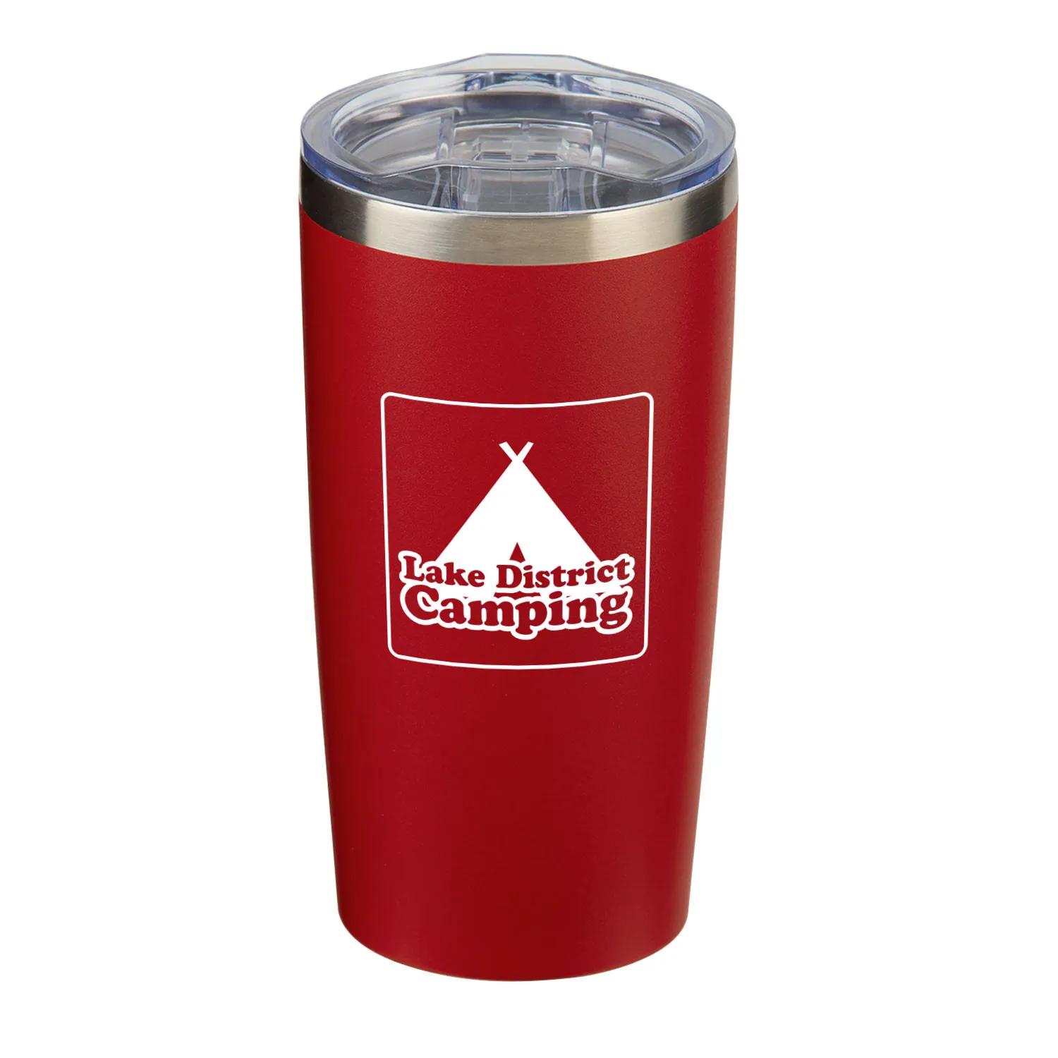 Insulated Tumbler with Powder Coated Finish - 20 oz - product view 4