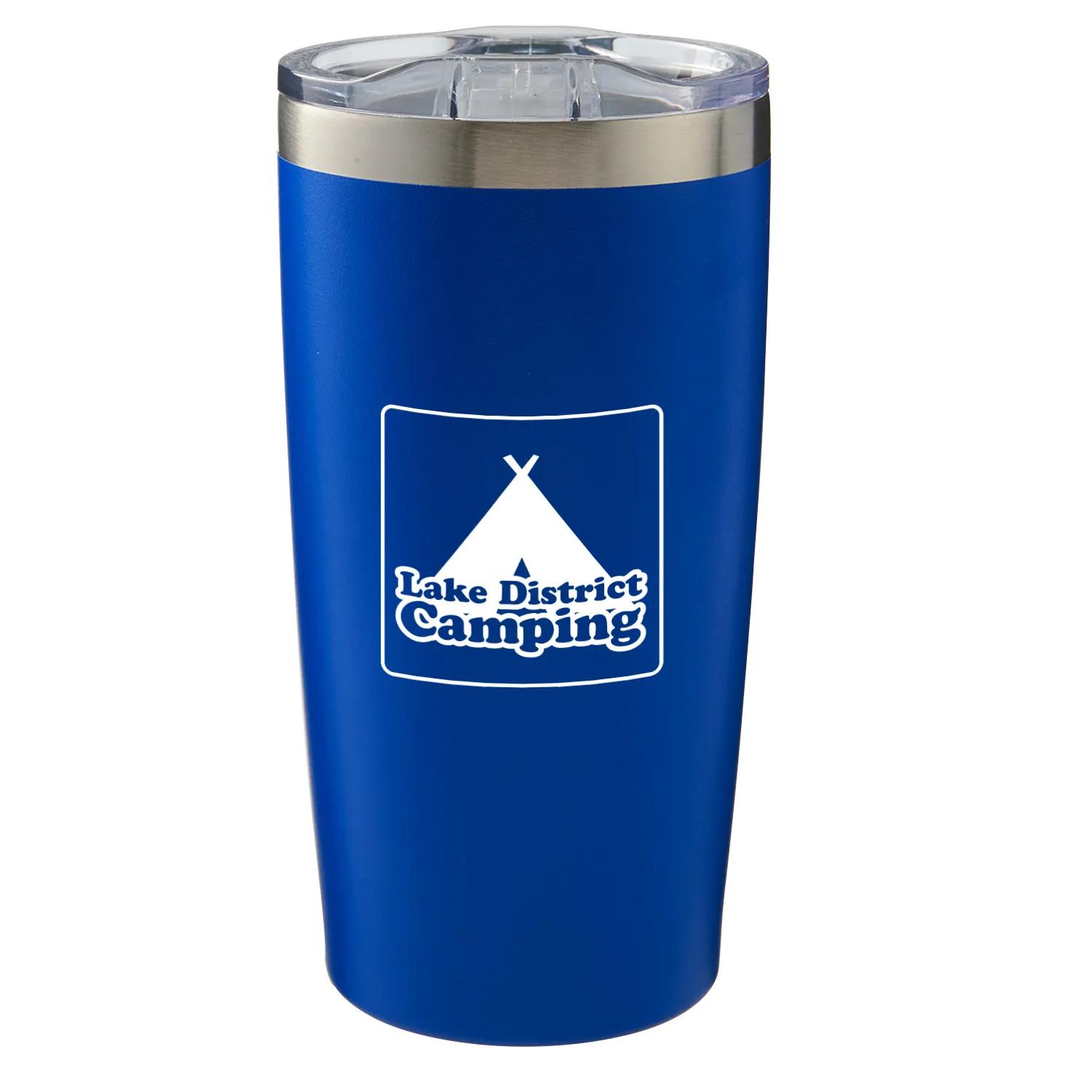 Insulated Tumbler with Powder Coated Finish - 20 oz - product view 7