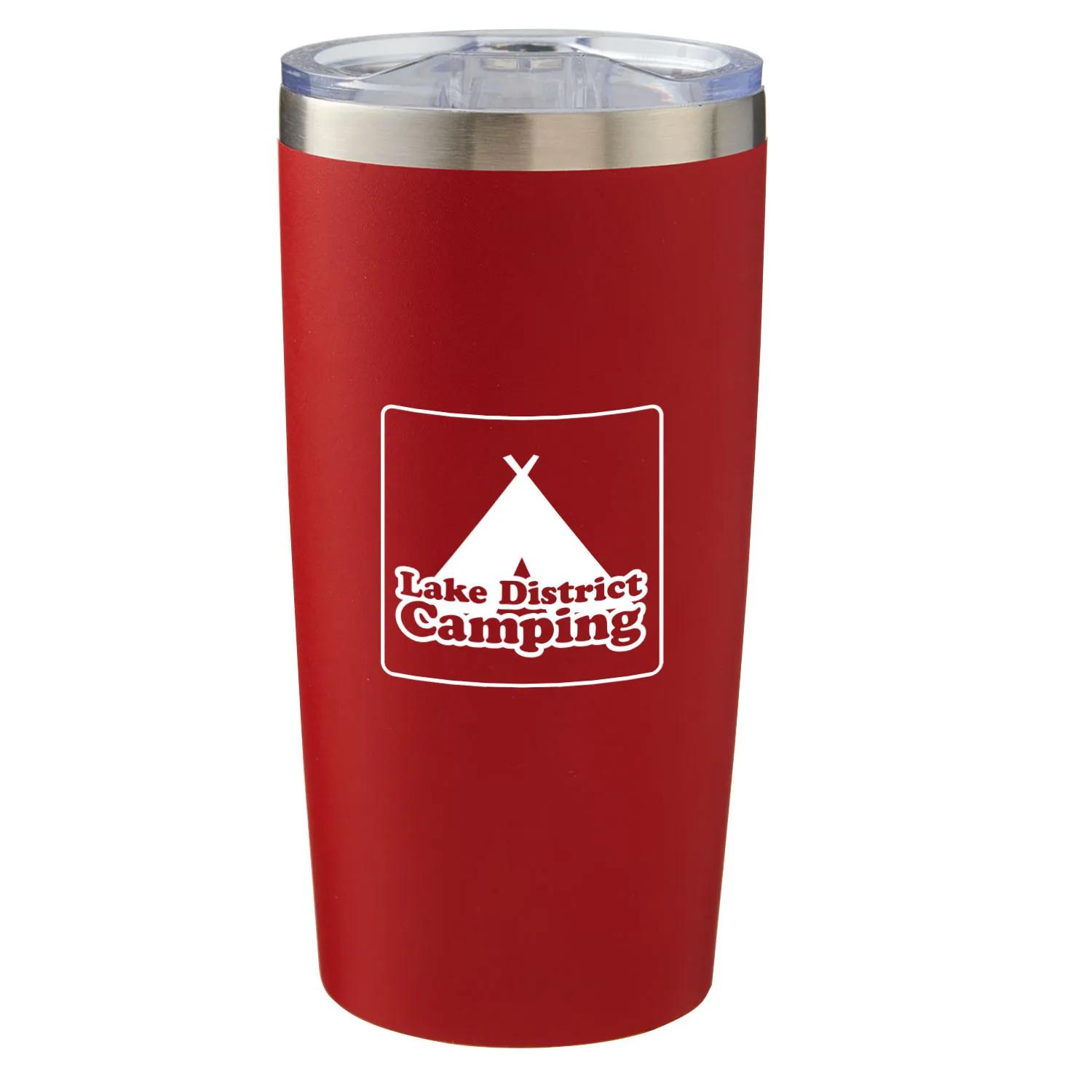 Insulated Tumbler with Powder Coated Finish - 20 oz - product view 9