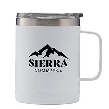 Powder Coated Camping Mug with Sip-Thru Lid - 14 oz - product view 8