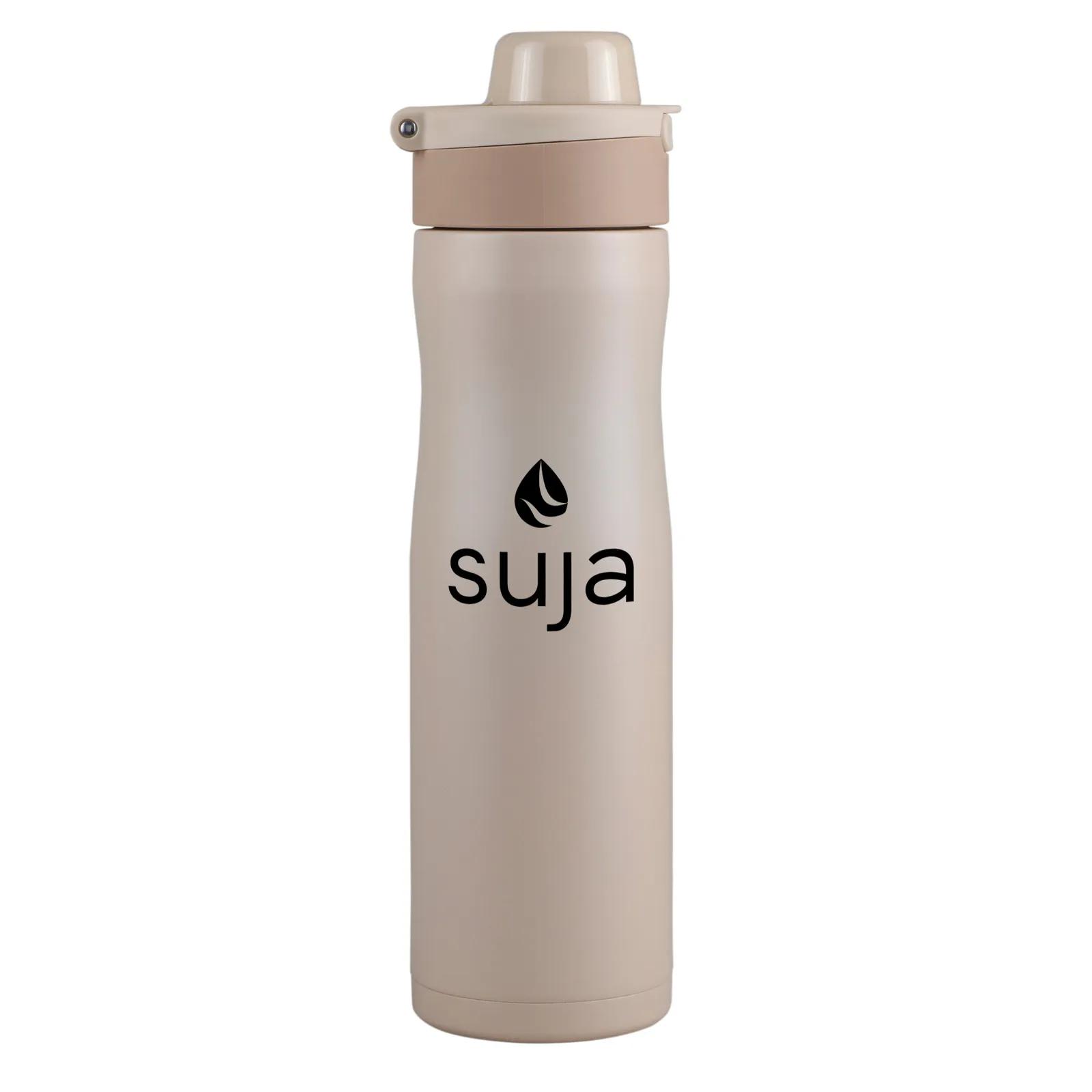 Recycled Steel Bottle with Retractable Straw - 24 oz - product view 5
