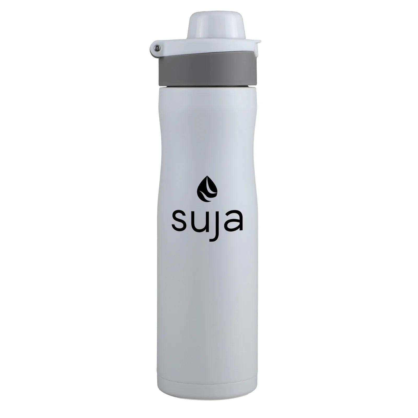 Recycled Steel Bottle with Retractable Straw - 24 oz - product view 6