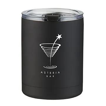 Insulated Low Ball Tumbler with Flip Lid - 10 oz - product view 5