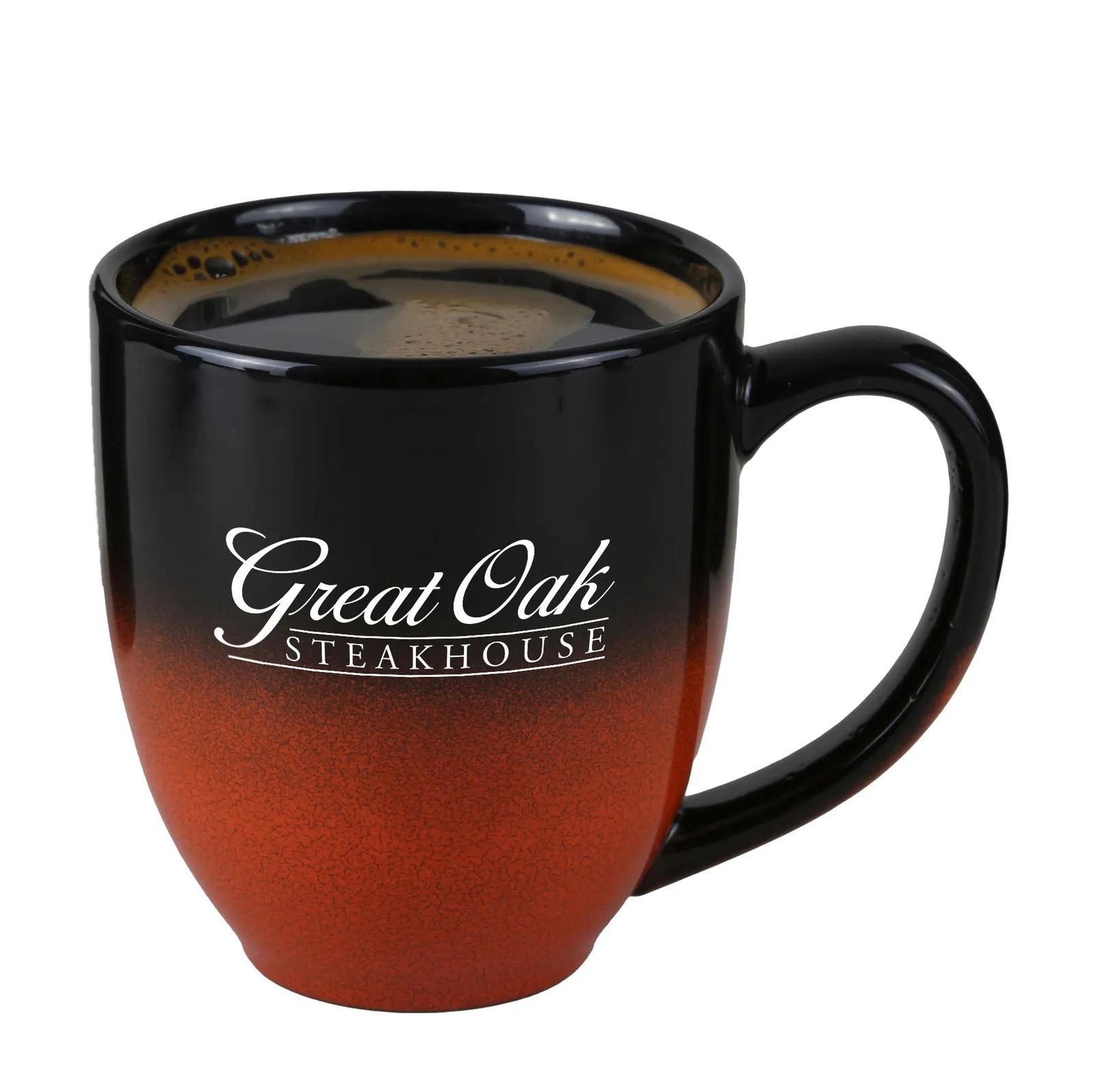 Ceramic Mug Bistro Ombre Gradient Design - 16 oz - product view 3