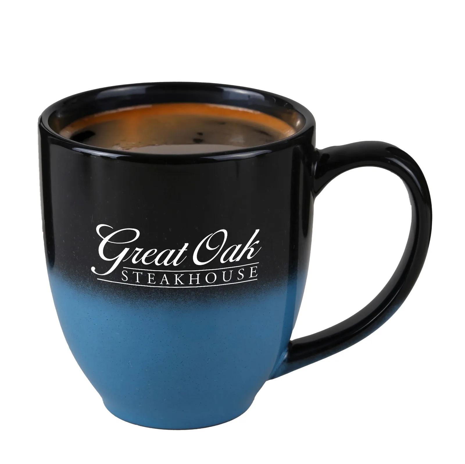 Ceramic Mug Bistro Ombre Gradient Design - 16 oz - product view 6