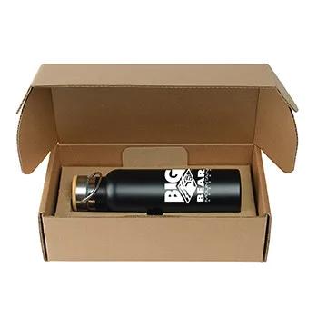 Insulated Water Bottle Bamboo Cap Gift Set - 21 oz - product view 7