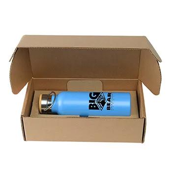 Insulated Water Bottle Bamboo Cap Gift Set - 21 oz - product view 8