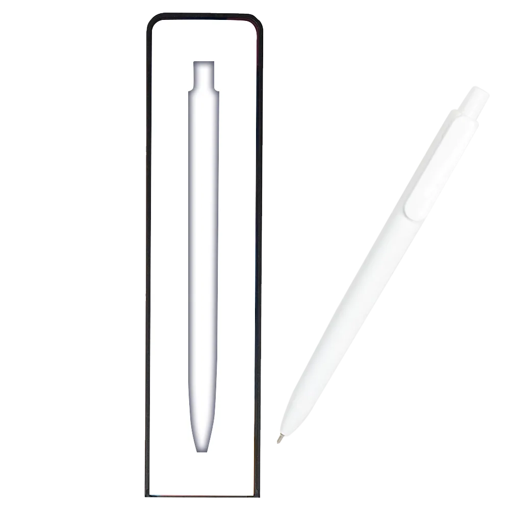 Pen Set with Custom Imprint Box - 7.25 in - blank view 6