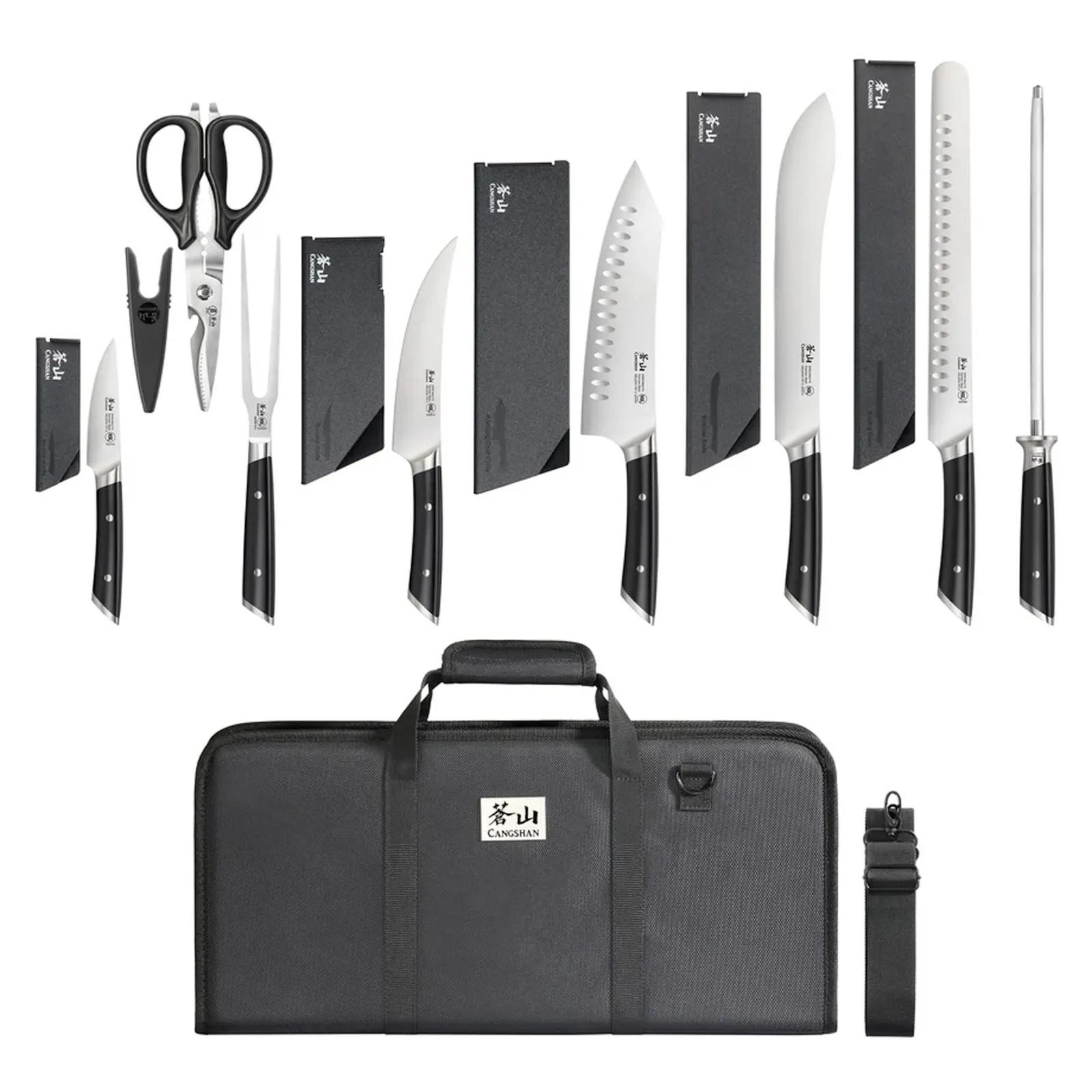 Cangshan BBQ Knife Bag Set German Steel (9 Pack)