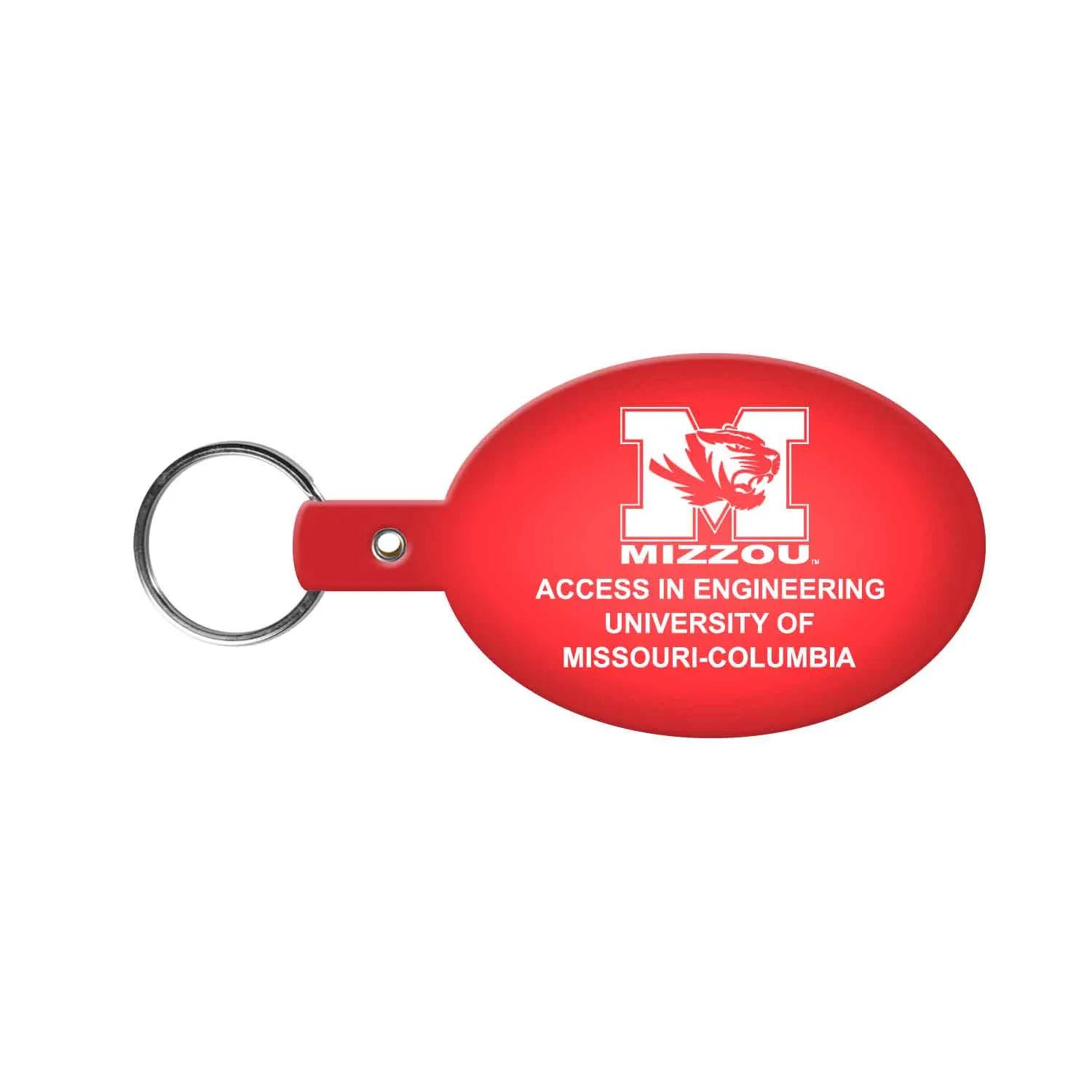 Custom Keychain Oval Flexible PVC - 3.125 in - product view 14