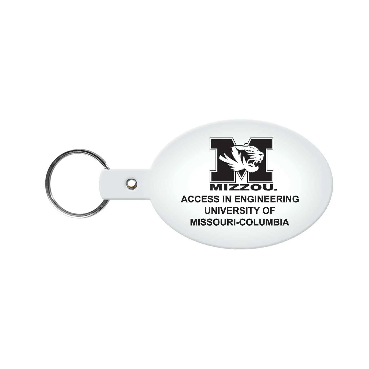 Custom Keychain Oval Flexible PVC - 3.125 in - product view 17
