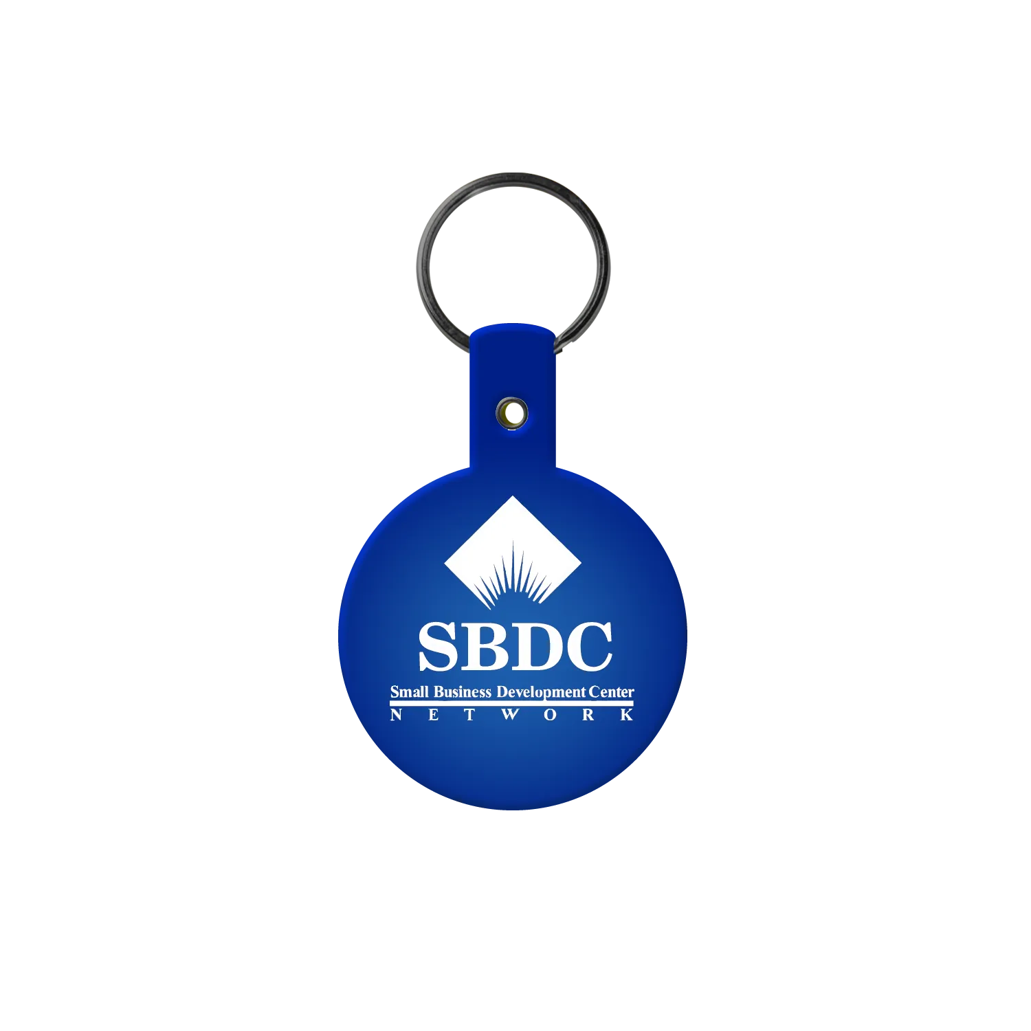 Custom Keychains Circle Flexible PVC - 2 3/8 in - product view 4