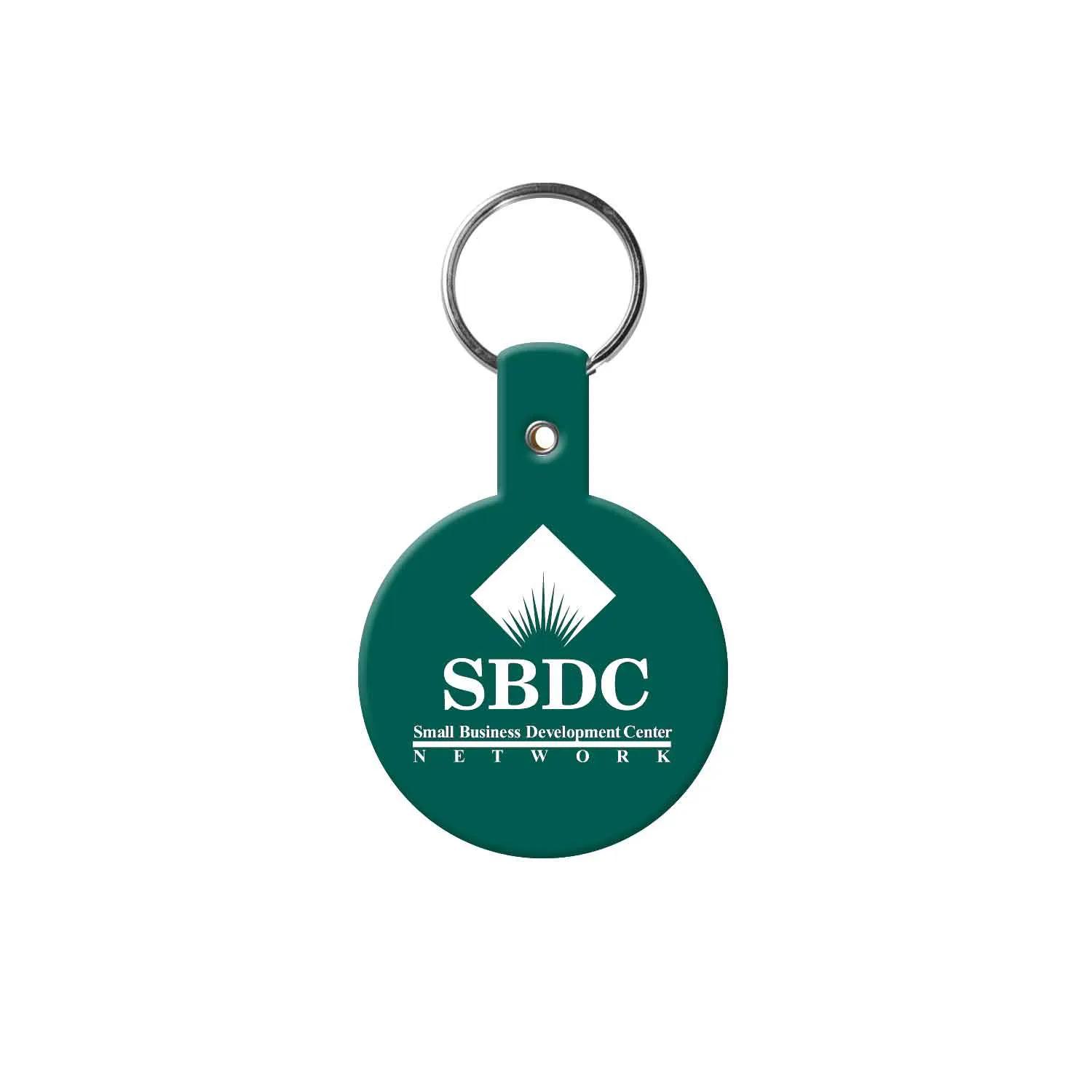 Custom Keychains Circle Flexible PVC - 2 3/8 in - product view 14