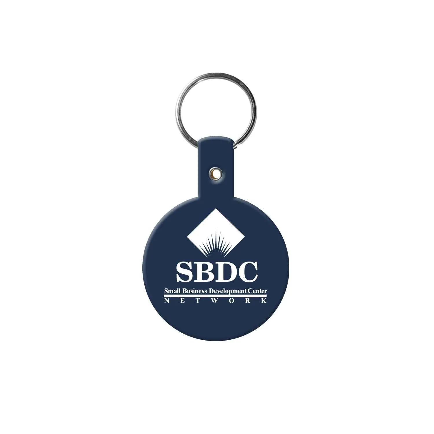 Custom Keychains Circle Flexible PVC - 2 3/8 in - product view 15