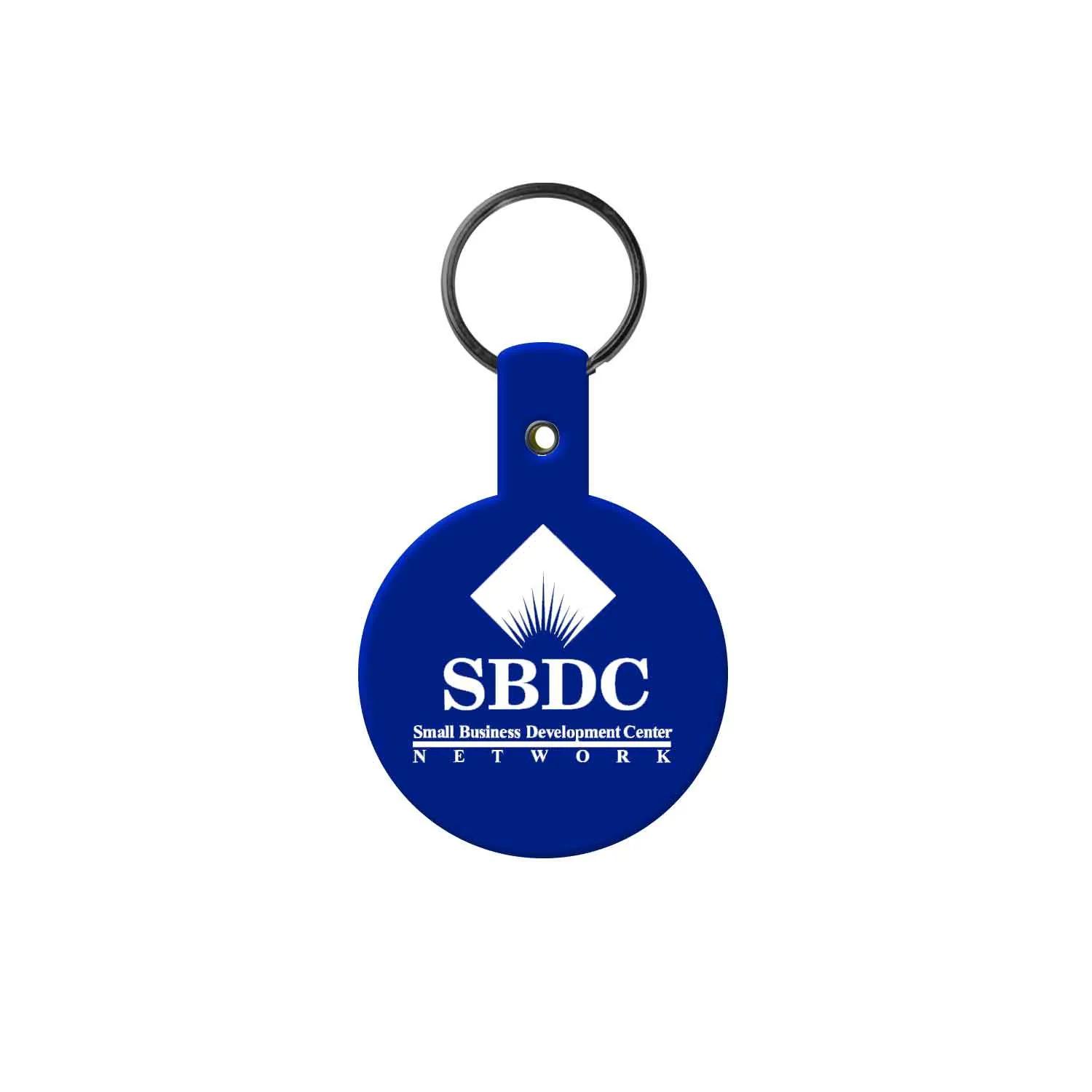 Custom Keychains Circle Flexible PVC - 2 3/8 in - product view 16