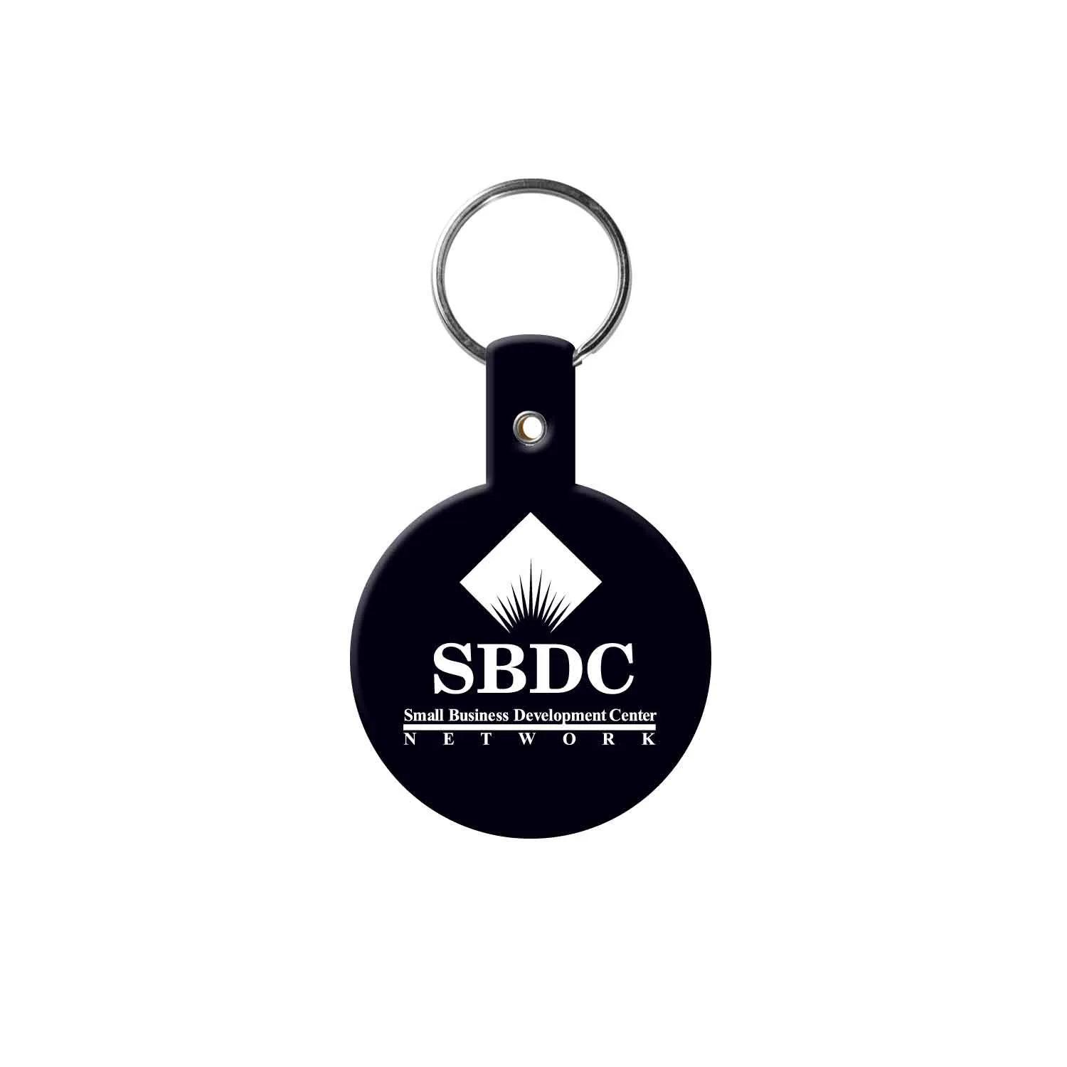 Custom Keychains Circle Flexible PVC - 2 3/8 in - product view 17