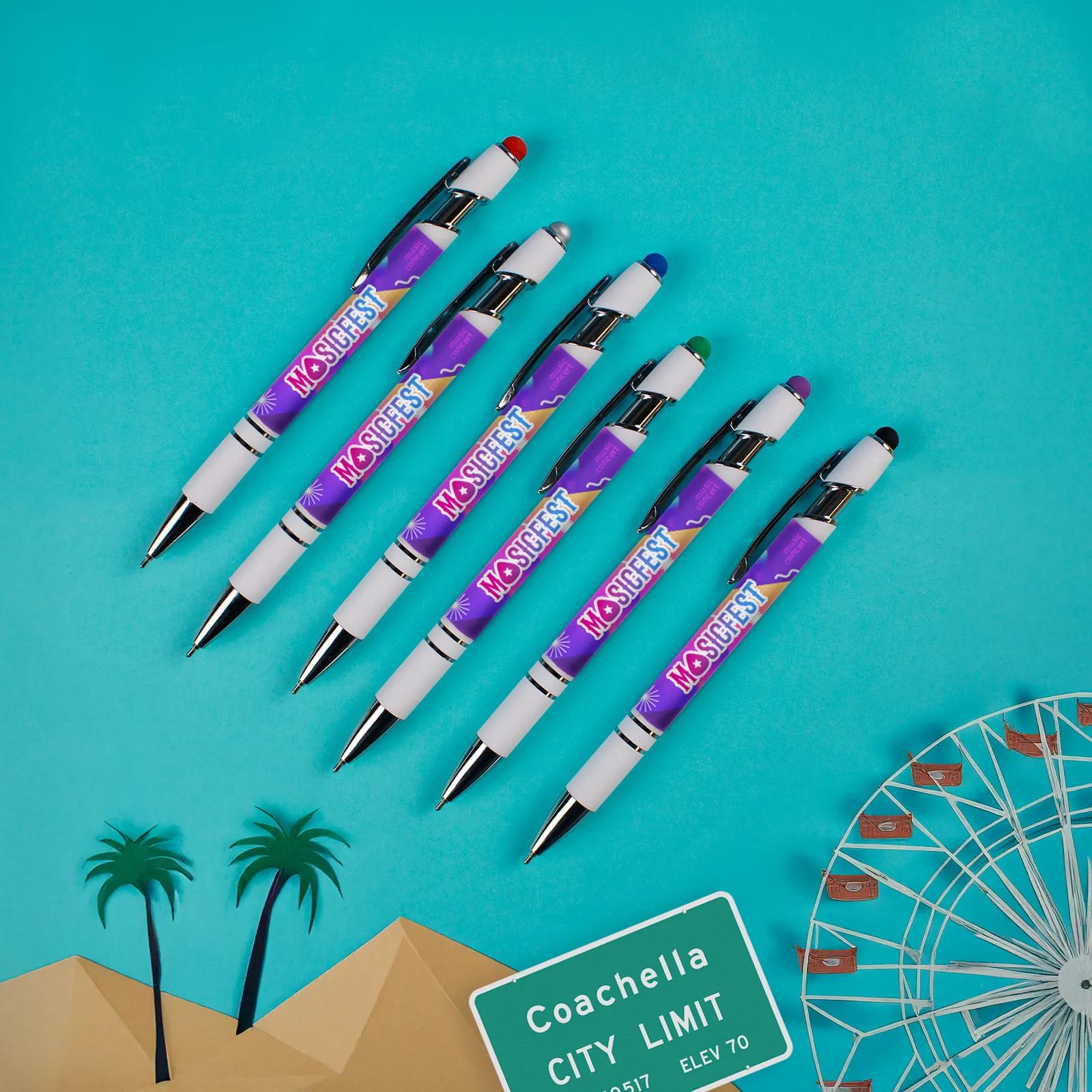 Stylus Pen 360 Comfort White Soft Touch - 5 45/64 in