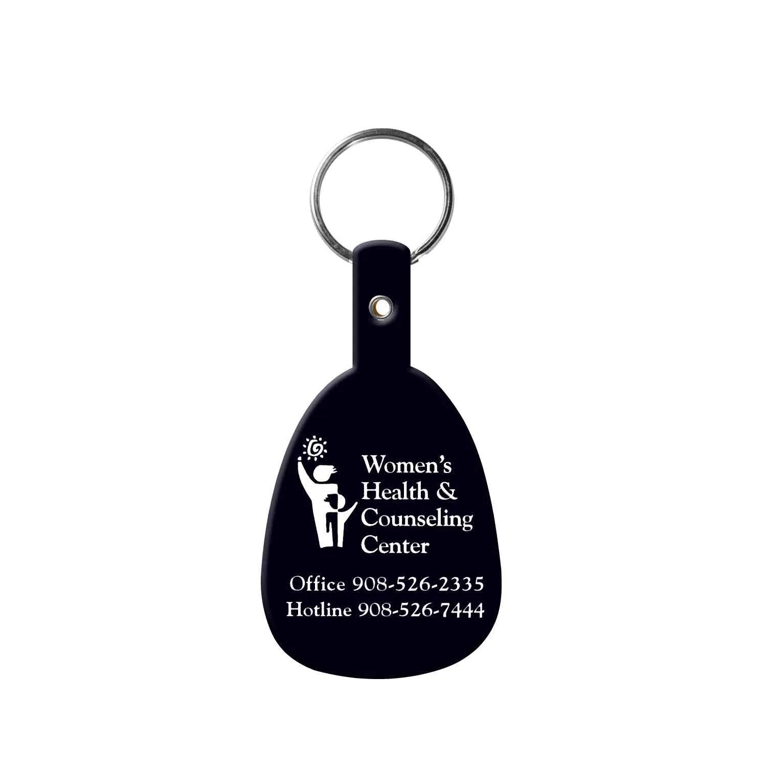 Custom Keychains Tab Flexible PVC - 2 11/16 in - product view 8