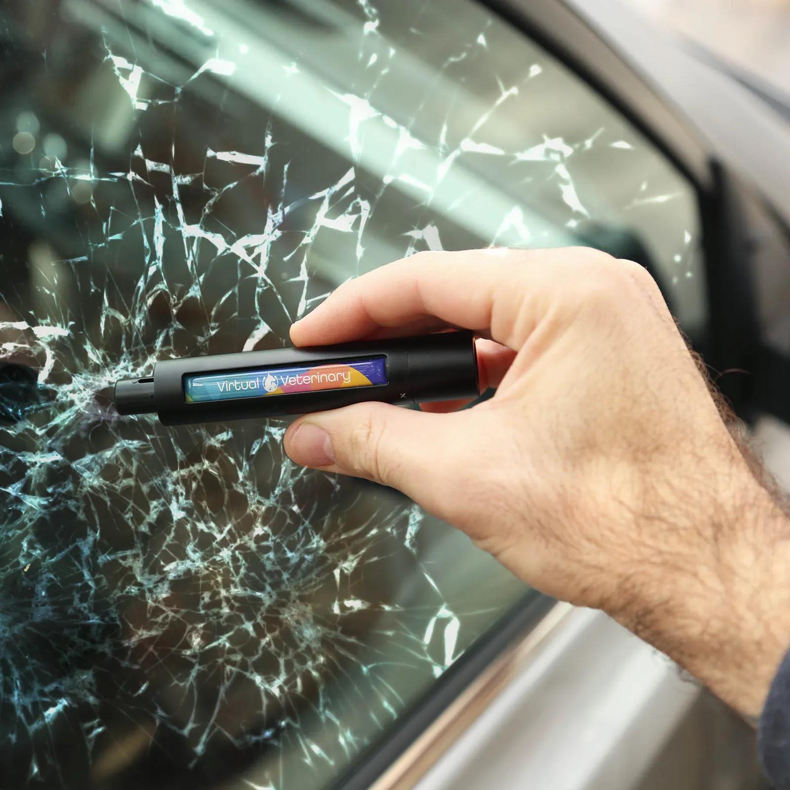 Emergency Car Tool Slash N Smash Aluminum - 4 3/4 in - product view 2