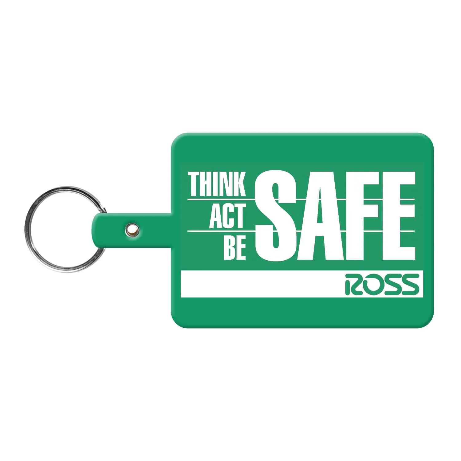 Custom Keychains Large Rectangle Flexible - 3 5/8 in - product view 9