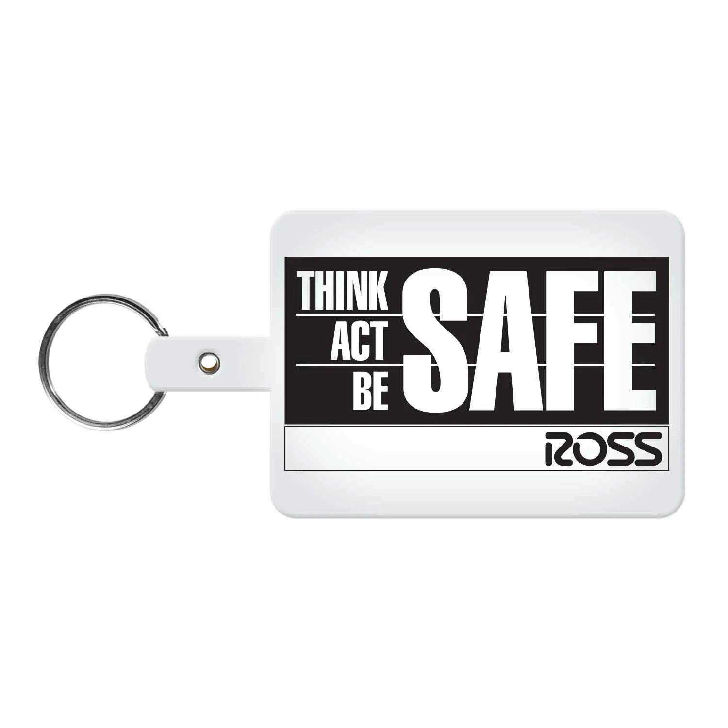 Custom Keychains Large Rectangle Flexible - 3 5/8 in - product view 17