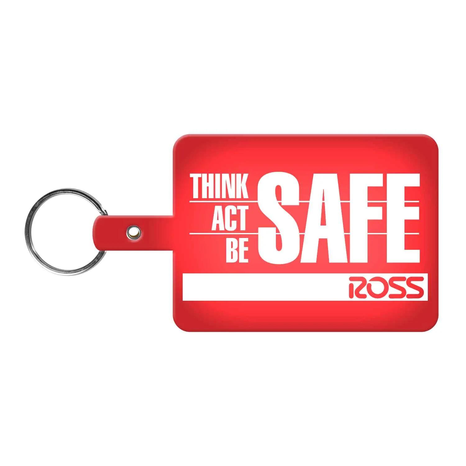 Custom Keychains Large Rectangle Flexible - 3 5/8 in - product view 20