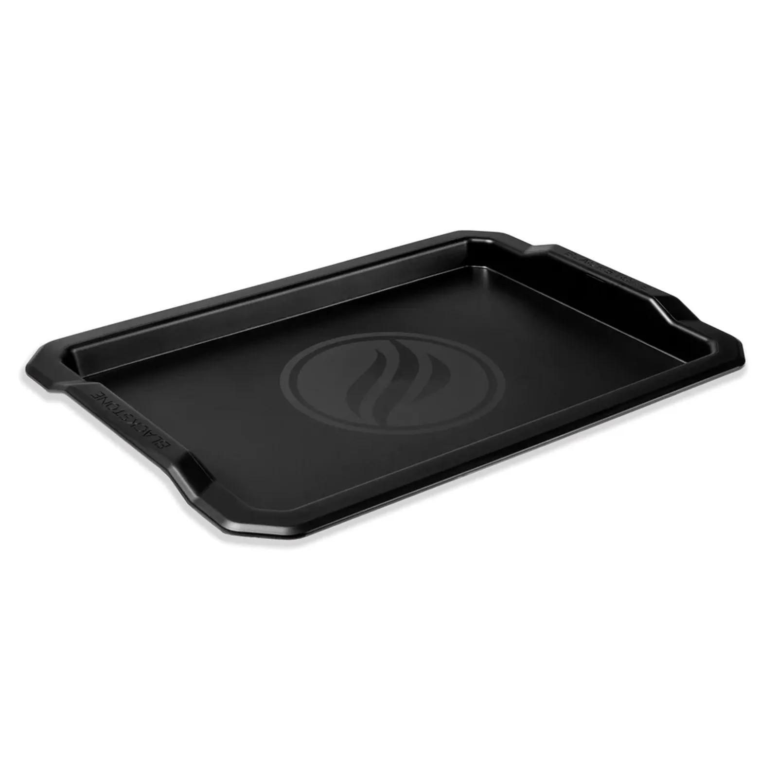 Plastic Serving Tray Stackable Dishwasher Safe - 13.5 x 19 x 1.5 in (4 Pack)
