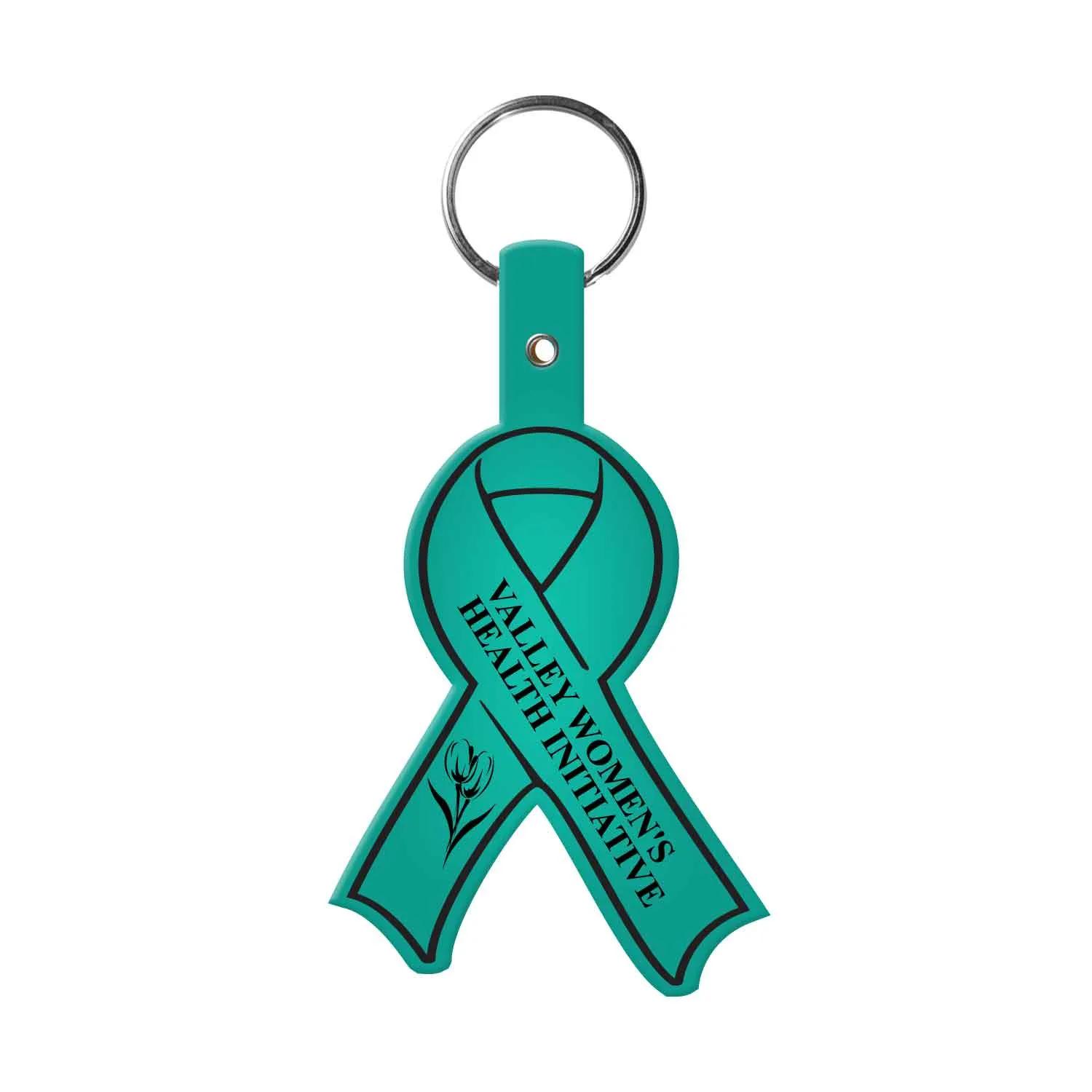 Custom Keychains Awareness Ribbon Flexible PVC - 2 x 3.5 in - product view 21