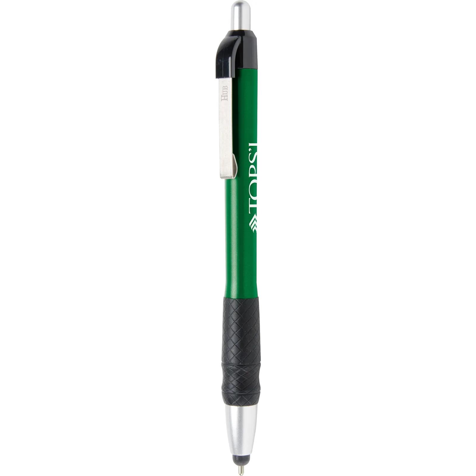 Pen Metallic Stylus with Rubber Grip MaxGlide Ink - 5.6 in - product view 6
