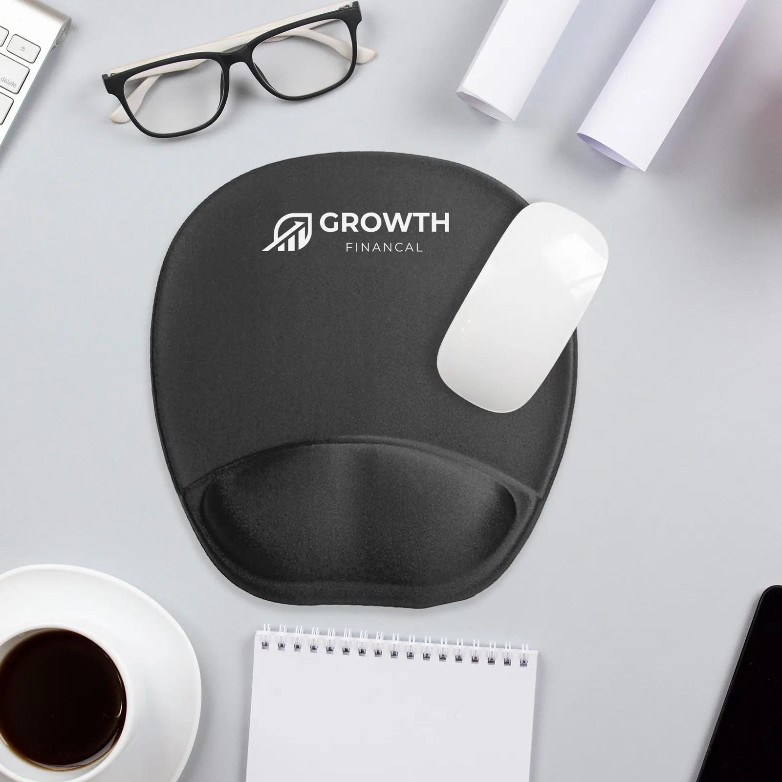 Mouse Pad Memory Foam Ergonomic Lycra - 8.25 x 9.75 in - product view 2