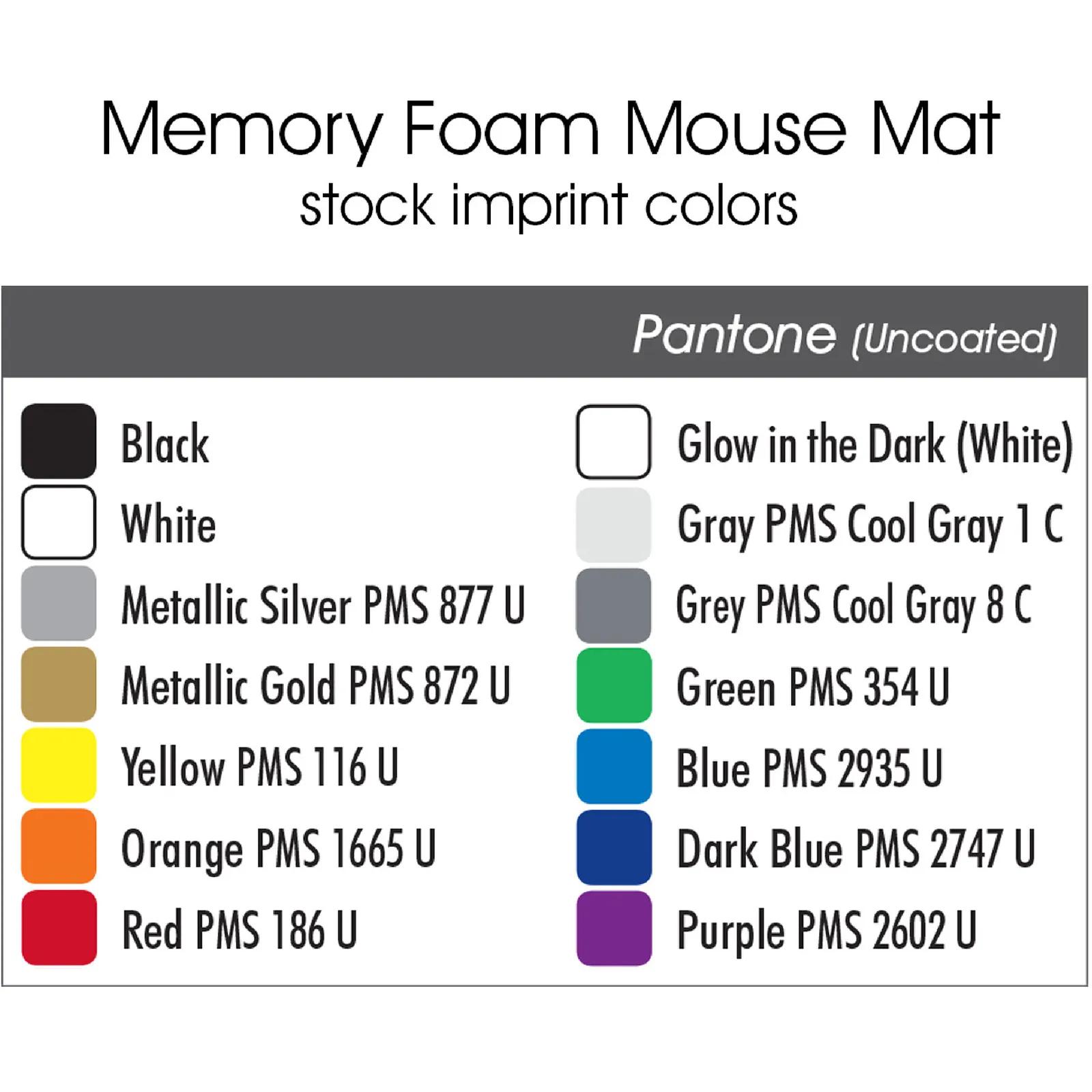Mouse Pad Memory Foam Ergonomic Lycra - 8.25 x 9.75 in - product view 6