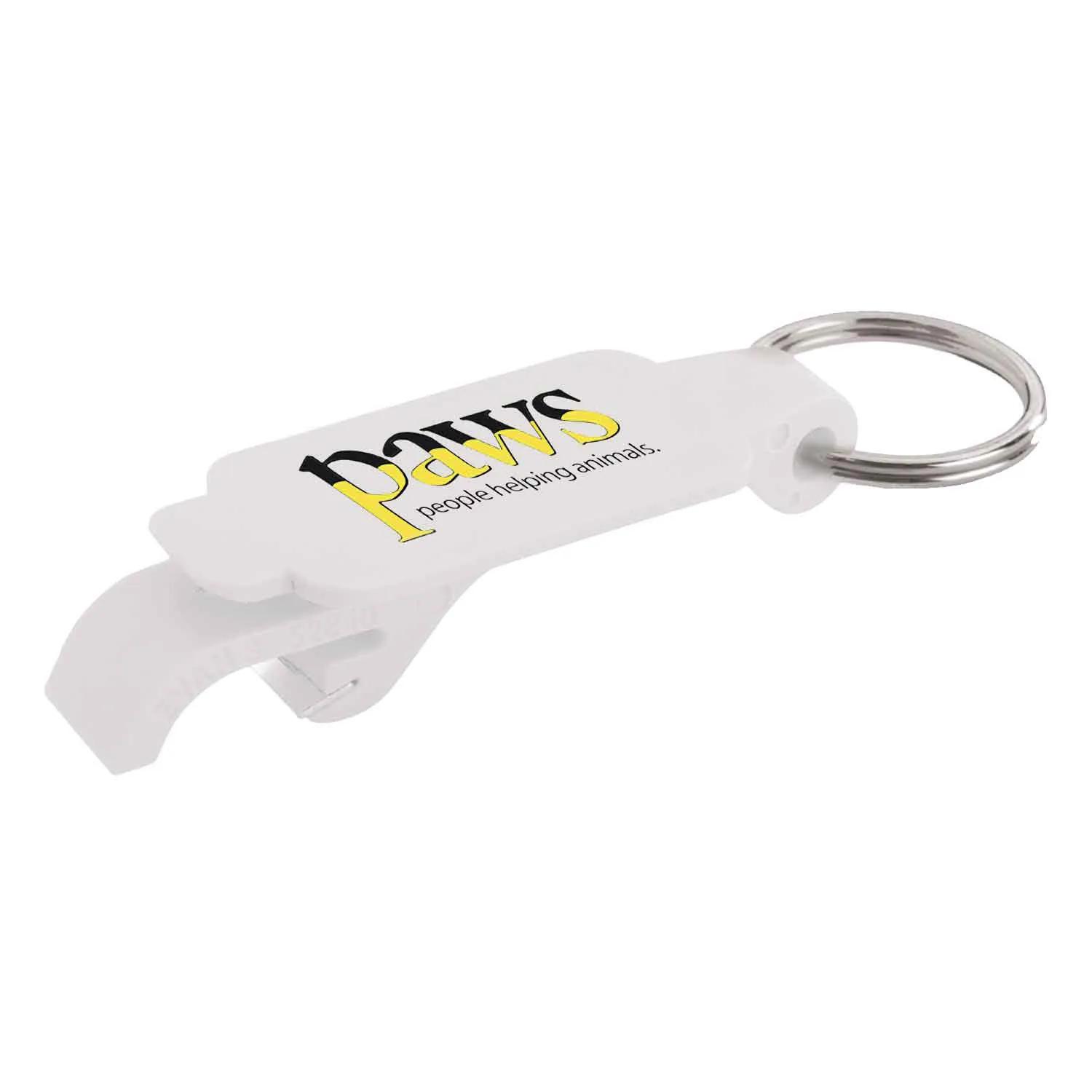 Bottle Opener Rectangular Beverage Wrench Steel - 2.5 in - product view 6
