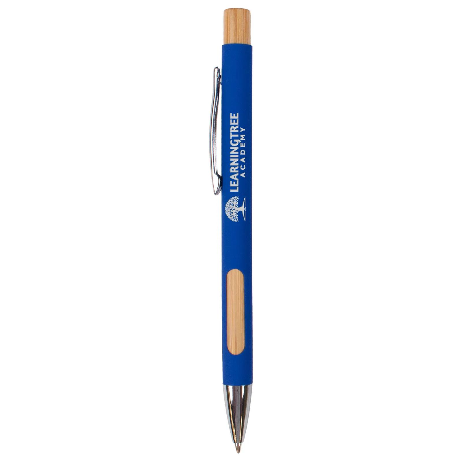 Pen Recycled Aluminum Bamboo Comfort Grip - 5.6 in - product view 6