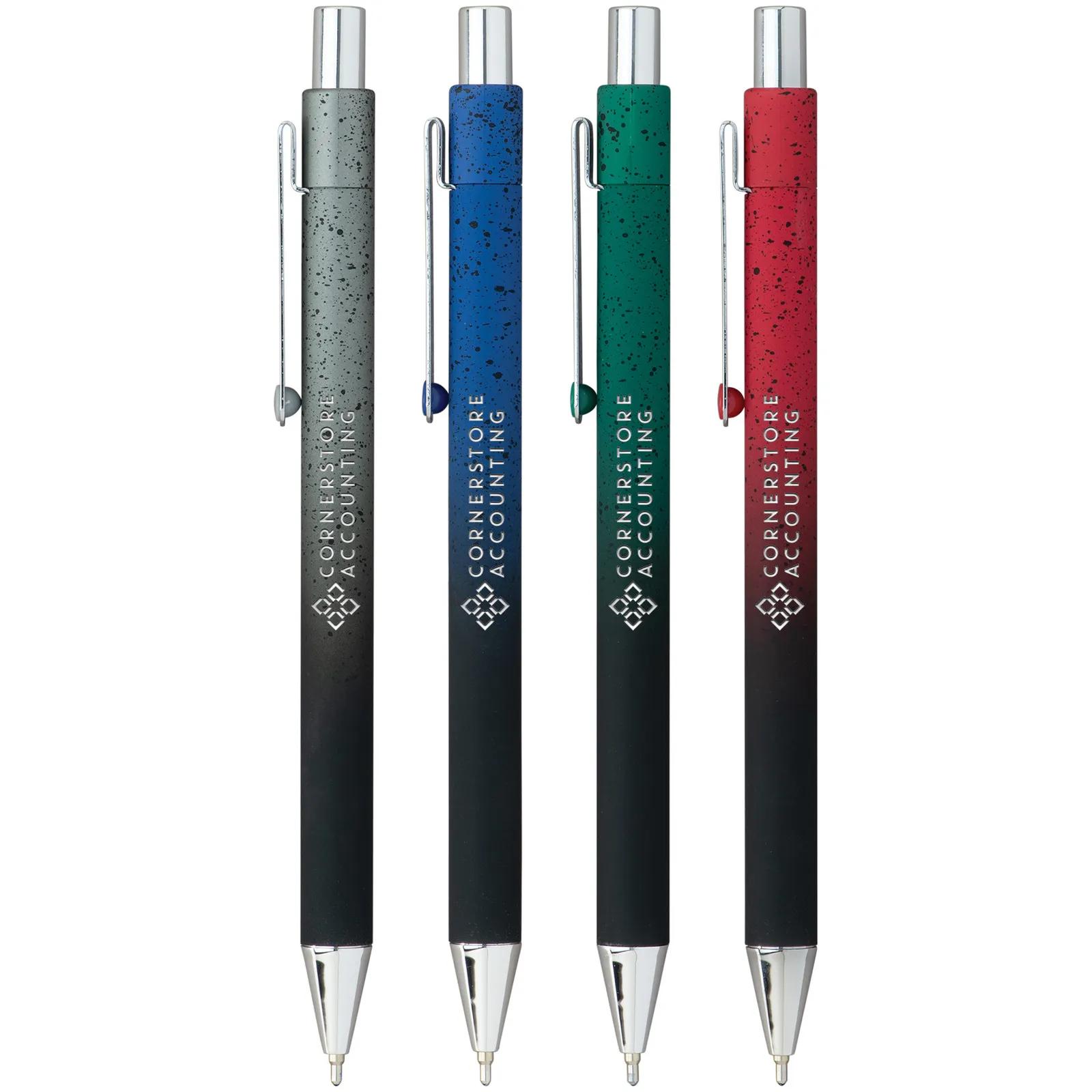 Pen Ombre Speckled Design Chrome Trim - 5.5 in - product view 2