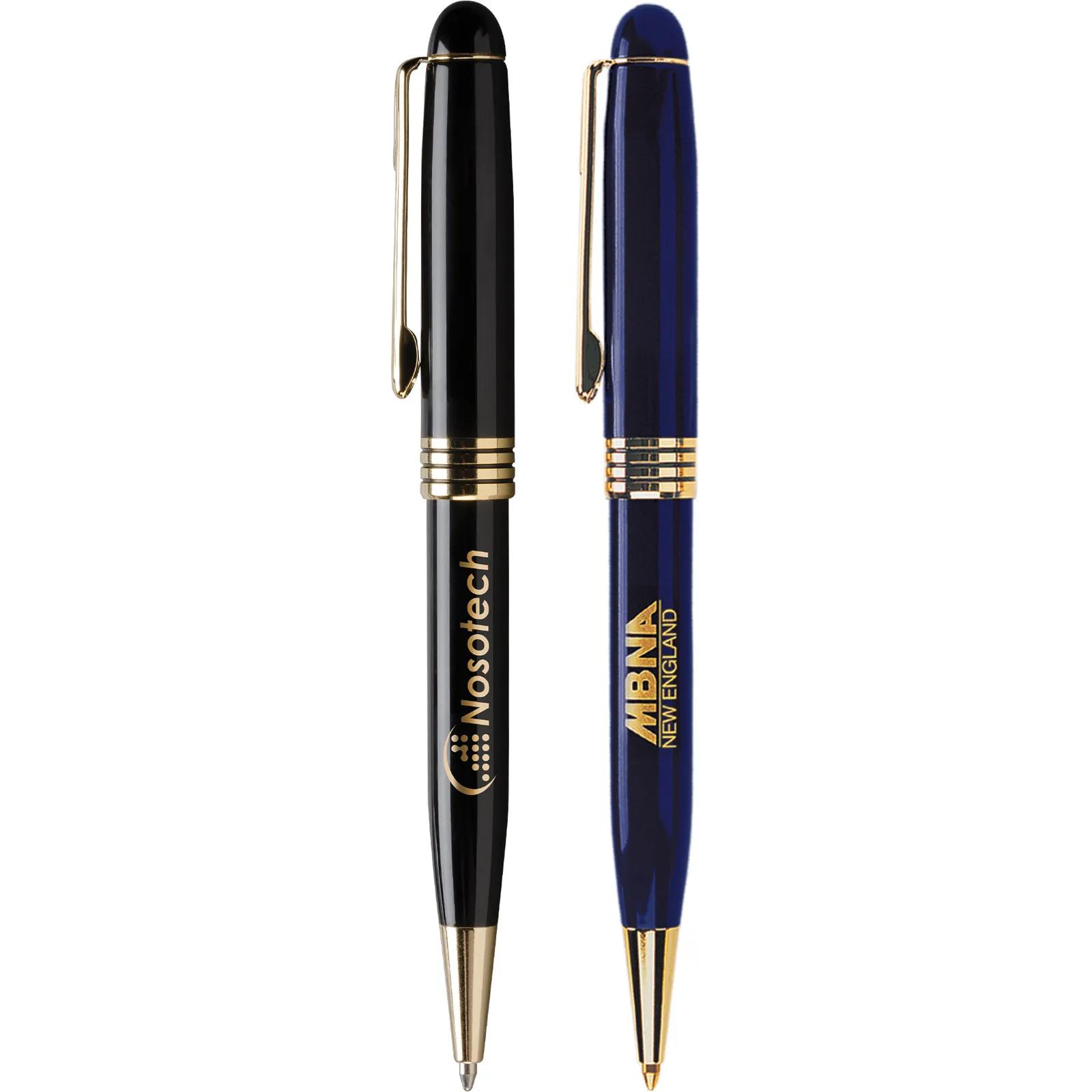 Executive Pen Twist Retractable Gold Plated Metal