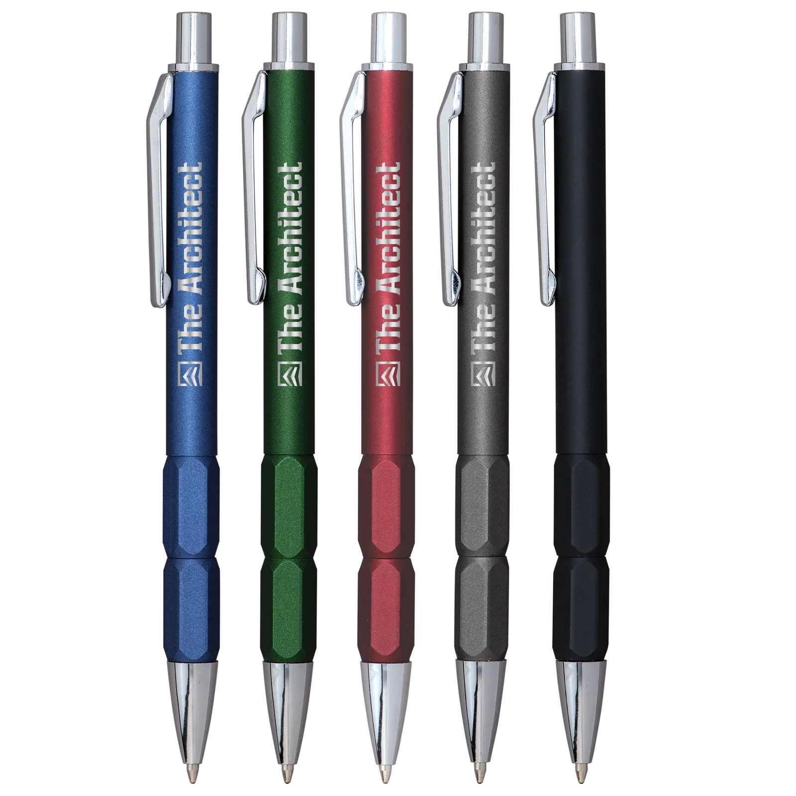 Pen Recycled Aluminum Hexagonal Fidget Stones - 5.8 in - blank view 13